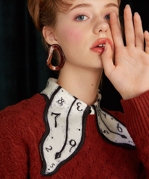 Watch Collar Blouse
